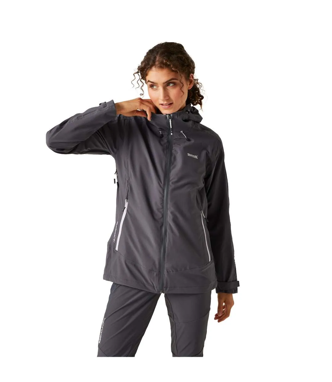 Womens/ladies okara waterproof jacket seal grey Regatta