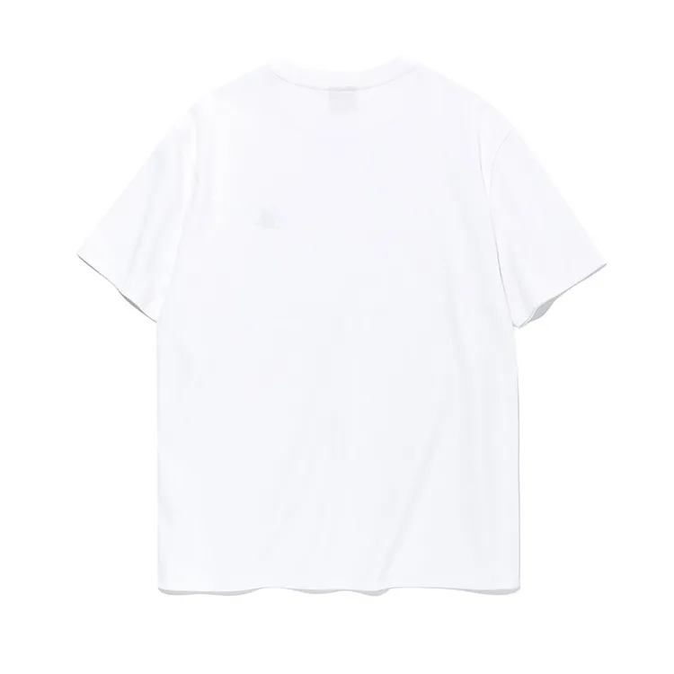 WOOALONG  |Unisex Plain Cotton Short Sleeves Oversized T-Shirts