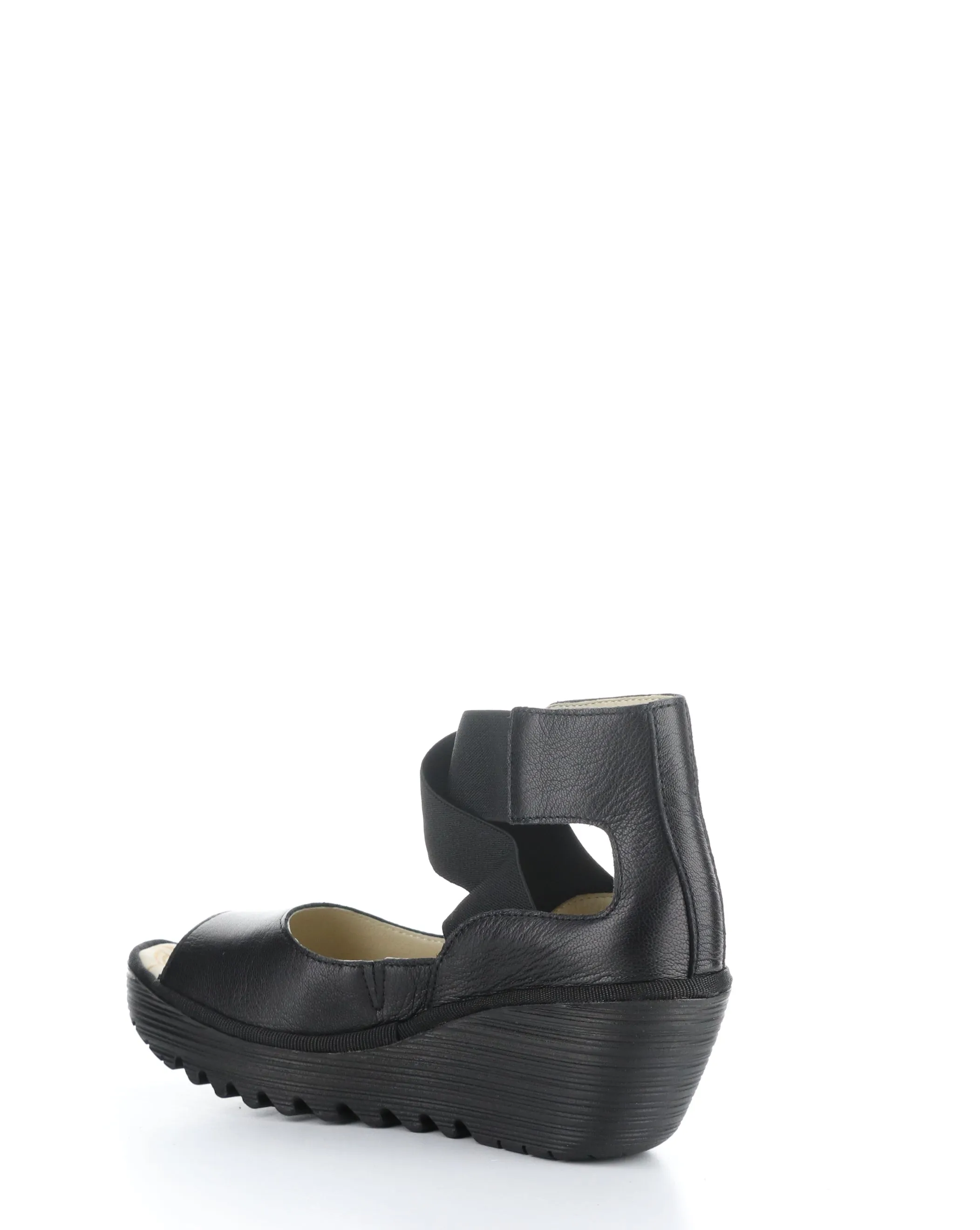 YEFI473FLY BLACK Velcro Sandals