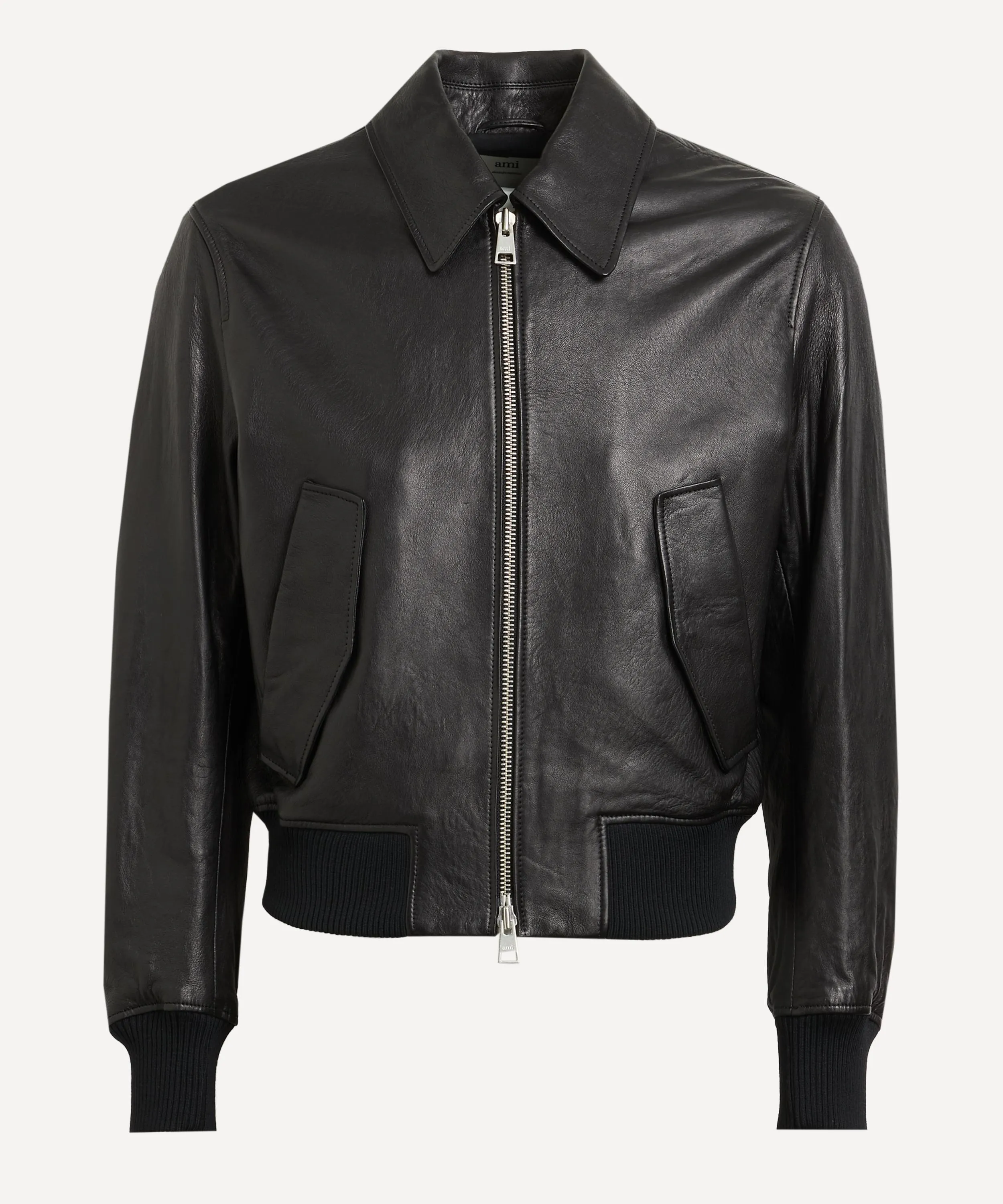 Zipped Leather Jacket